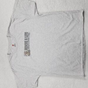 Hanes Cafe Press Rescue A Life Adopt A Shelter Dog Unisex Tee